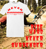 *NEVER SURRENDER* T-Shirt white