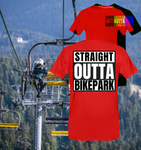 *STRAIGHT OUTTA BIKEPARK* T-Shirt red