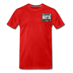 *STRAIGHT OUTTA BIKEPARK* Shirt Red - Rot