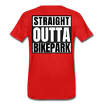 *STRAIGHT OUTTA BIKEPARK* Shirt Red - Rot