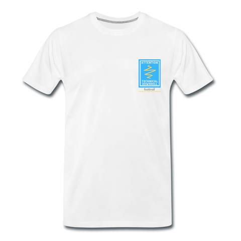 *TECHNICAL DOWNHILL* T-Shirt white - Weiß