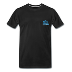 Topographie T-Shirt - Schwarz