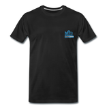 Topographie T-Shirt - Schwarz