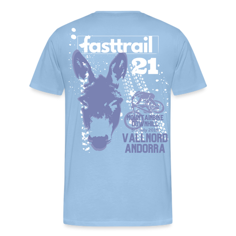 *Downhill Vallnord* T-Shirt Azurblue - Sky