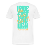 "fast enough?" T-Shirt white - weiß